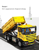 Technik Muldenkipper Ferngesteuert Modell, 2531 Teile Technik Kipper Technic Ferngesteuertes Auto mit Motor Modellbau Klemmbausteine Kompatibel mit Lego Technik