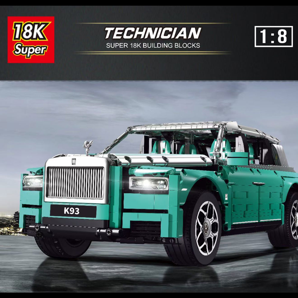 Technik Rolls-Royce Cullinan, 3161 Teile Technik Ferngesteuert Auto mit Motor Custome Bausteine Bauset Kompatibel mit Lego Technik