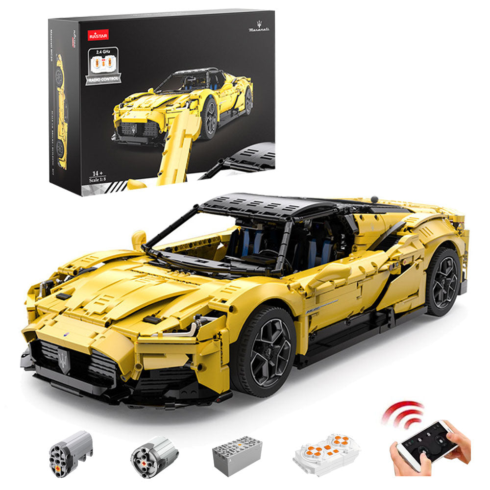 Technik Maserati MC20 Modell, Technik Auto Ferngesteuert, Kompatibel mit Lego Technik Supercar