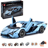 Technik Lamborghini Sian Sportwagen, 3632 Teile Technik Ferngesteuert Auto mit 4 Motor Custome Bausteine Bauset Kompatibel mit Lego Technik