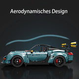 Technik Auto für Porsche 911 GT2 RS, TGL T5026 Technik Sportwagen Ferngesteuert, Technik Supercar Motorisierte Modell Custom Bausteine Kompatibel mit Lego Technik, 3XL