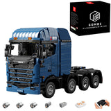 Technik LKW Ferngesteuert, YC-22013 Technic LKW, 2651 Teile Technik Truck mit 4 Motoren, LEDs Bauset Kompatibel mit Lego Technik