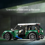 Technik Auto für BMW Mini Cooper S, Technik Ferngesteuert Auto Technik Sportwagen mit Motoren Bauset Kompatibel mit Lego Technik (2292 Teile)