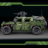 Technik Auto für Humvee 1:8 Modell, 3175 Teile Technik Offroader 4x4 Ferngesteuert Geländewage Motorisierte Modell, Custom Bausteine Kompatibel mit Lego Technik