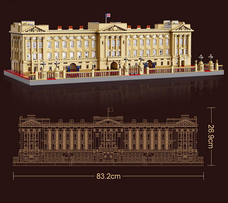 Architecture Buckingham Palace Modell, 5604 Teile Architecture Buckinghampalast Modell Bausatz Kompatibel mit Lego Architecture