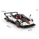 Technik Supercar Pagani Zonda, 13060D Technik Auto Ferngesteuert Bauset Kompatibel mit Lego Technik