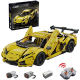 Technik Lamborghini Aventador LP700 Supersportwagen Modell, Technik Sportwagen Mit LED Beleuchtung Technik ferngesteuert Auto mit Motor Bausatz Kompatibel mit Lego Technik