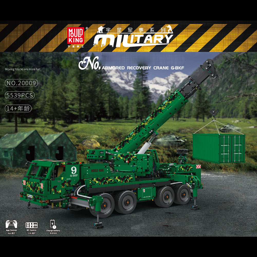 Technik Rettungskran 100cm Technik Militär Kran Pneumatik Kranwagen Ferngesteuert, 5539 Teile Technik Kran Motorisierte Modell, Custom Bausteine Kompatibel mit Lego Technik