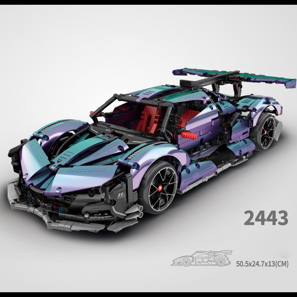 Technik Auto für Apollo IE, 2443 Teile Technik Sportwagen Technic Supercar Technik Auto Bauset Kompatibel mit Lego Technik Auto