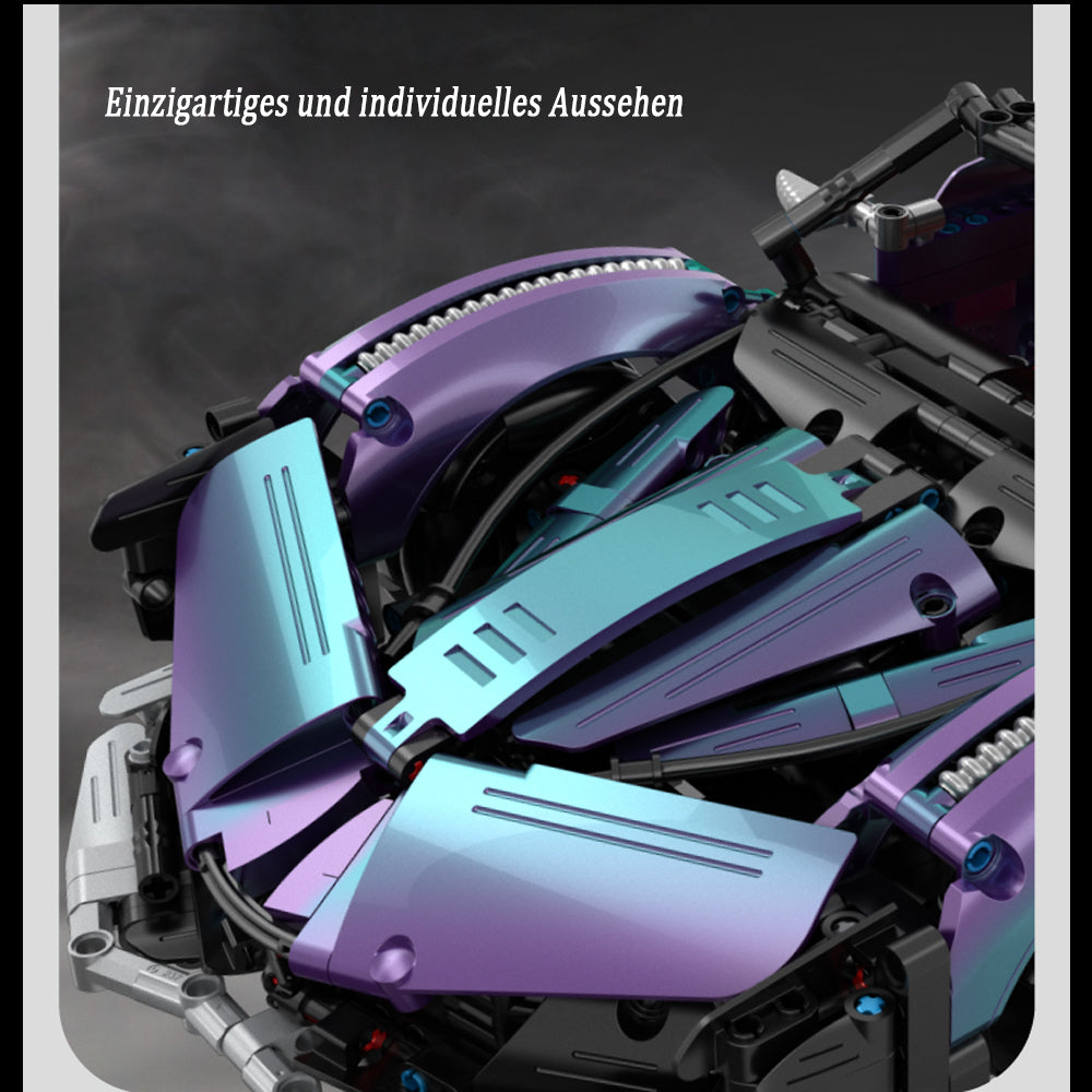 Technik Auto für Apollo IE, 2443 Teile Technik Sportwagen Technic Supercar Technik Auto Bauset Kompatibel mit Lego Technik Auto