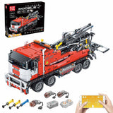 Technik LKW Modell, 1498 Teile Technik Ferngesteuert Truck mit Motor, Mould King 19001, MOC Klemmbausteine Bauset Kompatibel mit Lego Technik