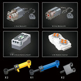 Technik LKW Modell, 1498 Teile Technik Ferngesteuert Truck mit Motor, Mould King 19001, MOC Klemmbausteine Bauset Kompatibel mit Lego Technik
