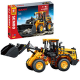 Technik Bulldozer Modell, Sembo712016, Technic Bulldozer ab 7 Kompatibel mit Lego Technik Bulldozer