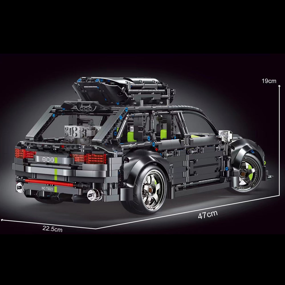 Technik Auto RS6 Avant, TGL T5023, 2896 Teile Technik Technic Ferngesteuert Auto Motorisierte Modell Custom Bausteine Kompatibel mit Lego Technik