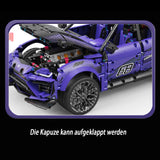 Technik Auto für Lamborghini Urus, 2375 Teile Technik Auto Ferngesteuert, Technik Geländewagen Motorisierte Modell Custom Bausteine Kompatibel mit Lego Technik