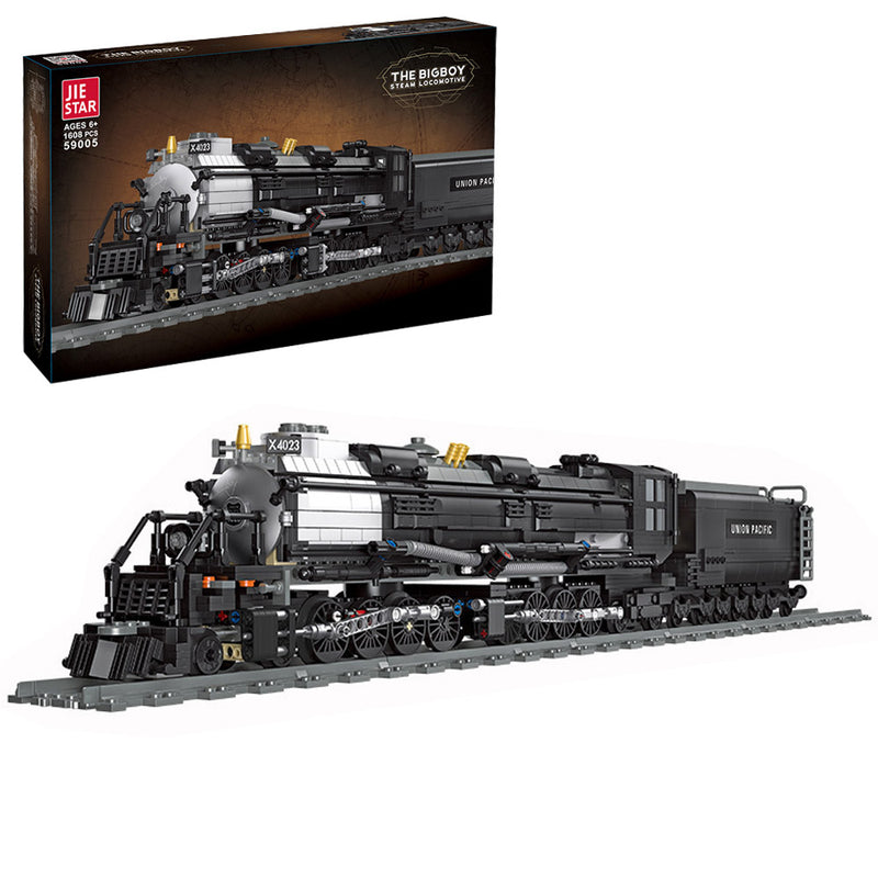 Technik Zug Lokomotive Modell, 1608 Teile Technik Dampflokomotive Technik Zug Schienen Custom Bausteine Kompatibel mit Lego Technik